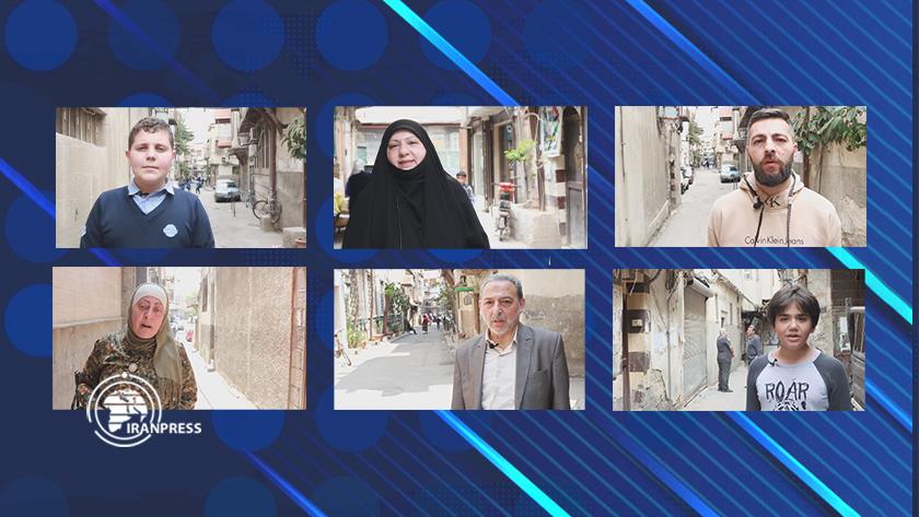 Iranpress: موقف الشارع السوري من الهجوم الإيراني على إسرائيل