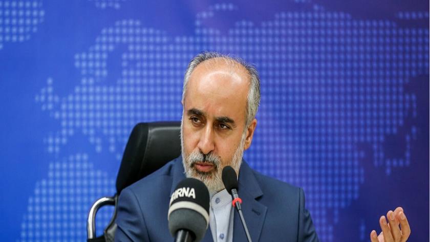 Iranpress: الخارجية: لا يحق لفرنسا التدخل في الشؤون القضائية الإيرانية 