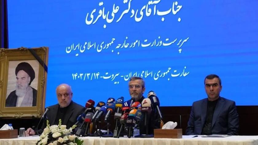 Iranpress: باقري كني: موقف إيران التاريخي هو الدعم لجيش لبنان وشعبه ومقاومته