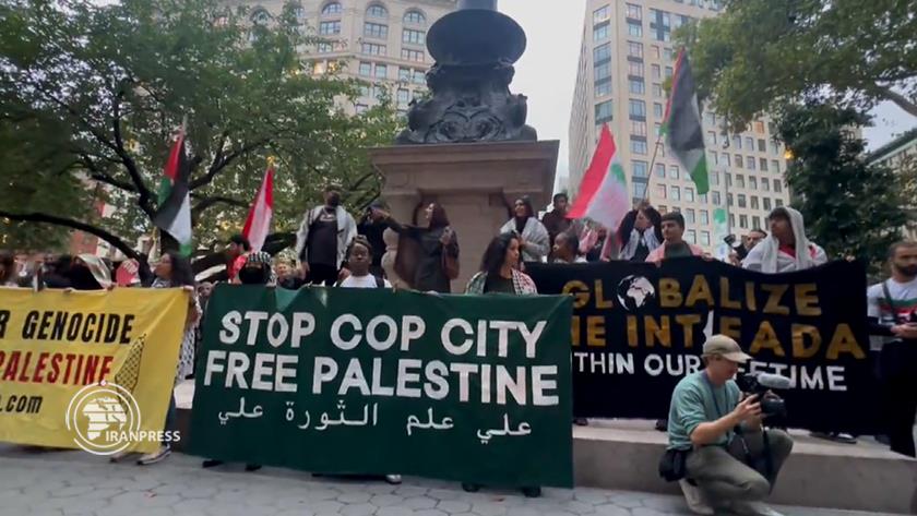 ایران برس: مسيرة لأنصار فلسطين ولبنان في مدينة نيويورك الأمريكية 