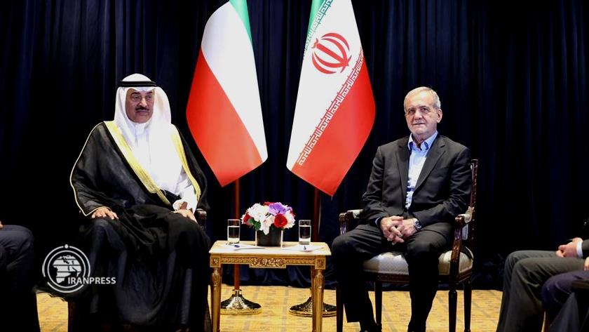 ایران برس: الرئيس الإيراني يستقبل ولي العهد الكويتي في نيويورك 