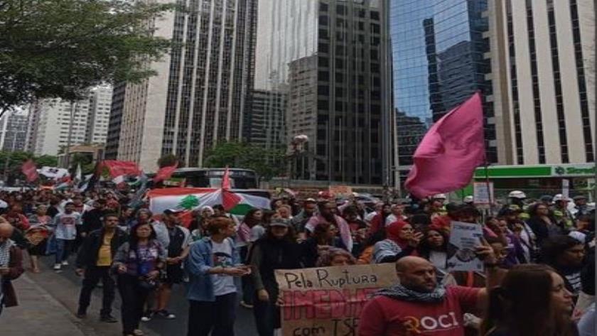ایران برس: تجمع مناهض للصهيونية في البرازيل + فيديو