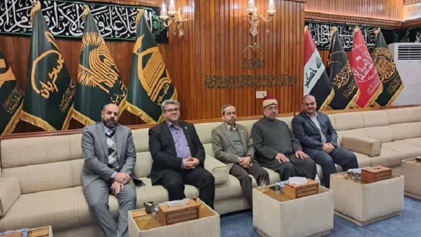 ایران برس: رئيس جامعة الإمام الرضا (ع) الدولیة يلتقي مدراء العتبة الكاظمية المقدسة 