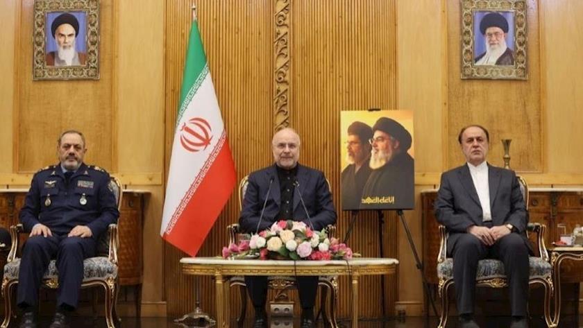 Iranpress: قالیباف: "إيران ستدعم أي توافق بين الحكومة، البرلمان، المقاومة والشعب اللبناني"