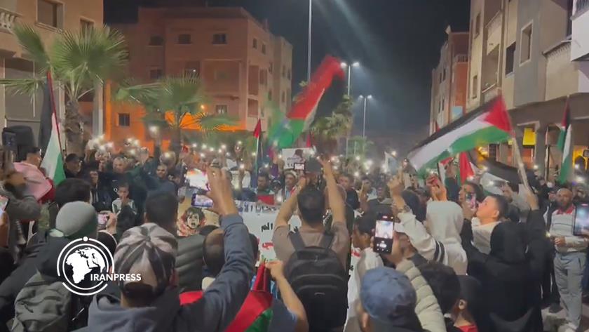 ایران برس: المغرب.. مظاهرات شعبية تضامنًا مع غزة