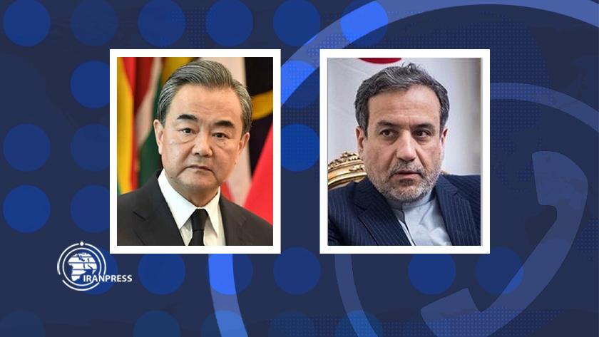 Iranpress: محادثة هاتفية بين وزيري خارجية الصين وإيران