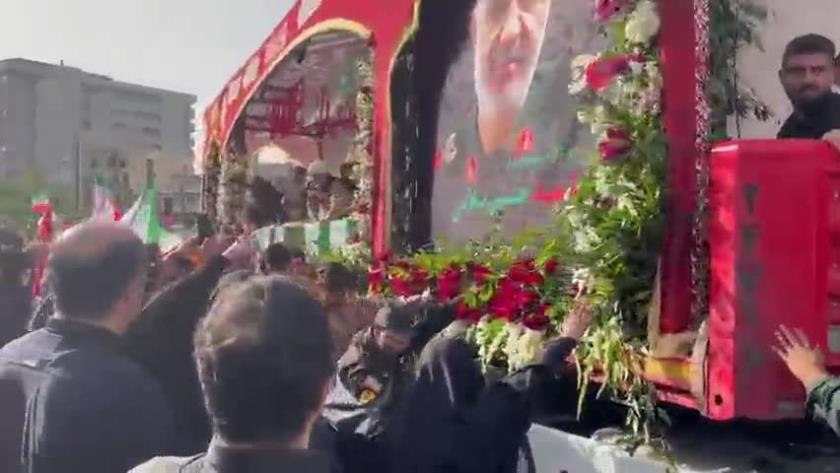 ایران برس: طهران.. انطلاق مراسم تشييع جثامين شهداء العدوان الإسرائيلي على إيران