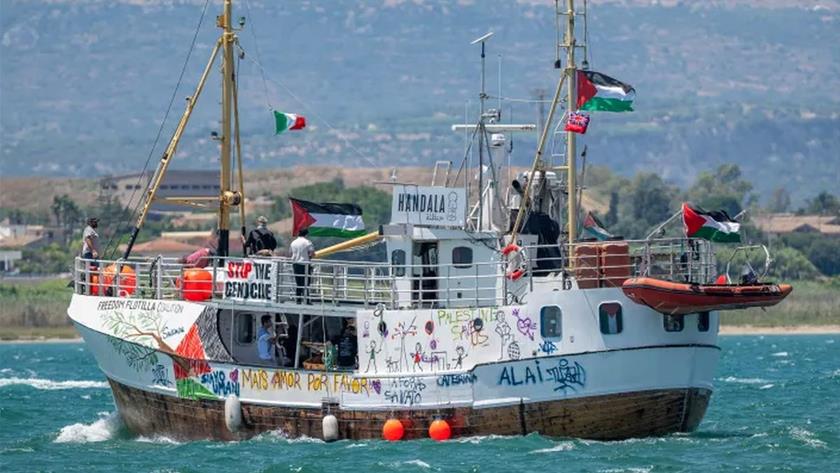 ایران برس: إدانات فلسطينية ودولية لاقتحام الاحتلال لسفينة حنظلة