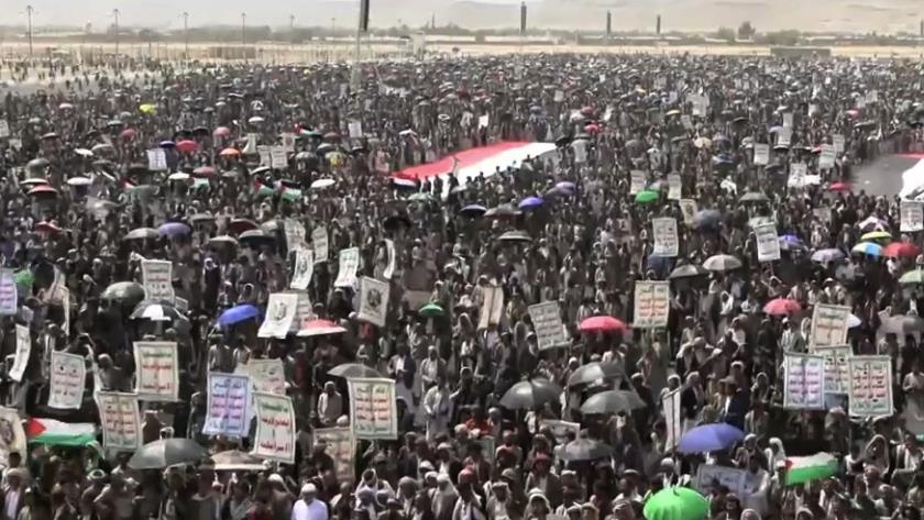 ایران برس: اليمن: 40 مسيرة جماهيرية في صعدة تؤكد دعم غزة ورفض "عار الخذلان" + فيديو