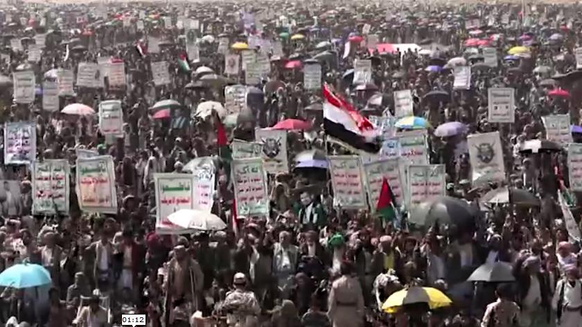 ایران برس: اليمن .. صعدة تنتفض: 40 ساحة تهتف لغزة وتبارك ضربات المقاومة + فيديو