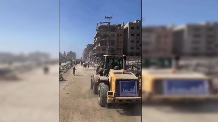 ایران برس: بدء إعادة فتح الطرق والشوارع في مدينة غزة + فيديو