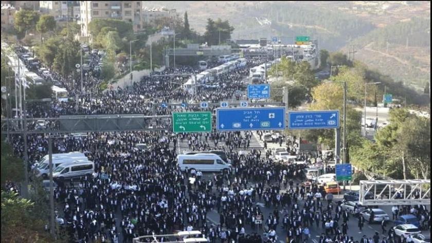 ایران برس: 200 ألف من الحريديم يتظاهرون في القدس رفضًا للتجنيد 