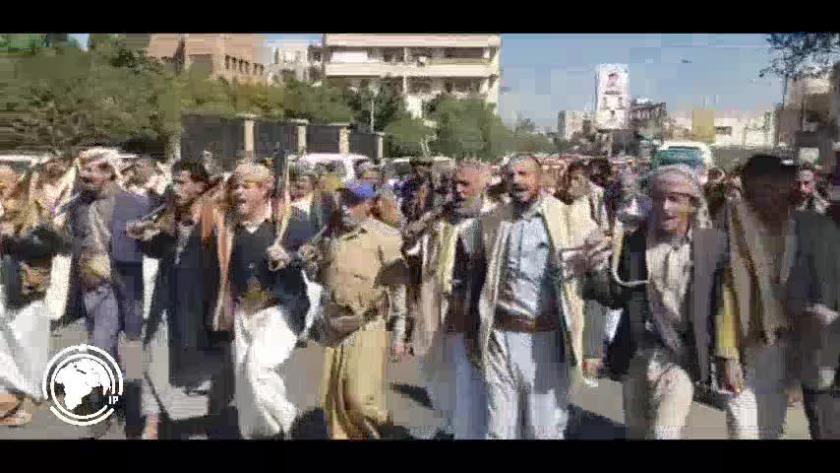 ایران برس: أبناء صنعاء يعلنون التعبئة العامة استعداداً لأي مواجهة قادمة