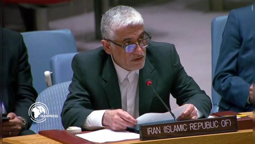 Iranpress: المندوب الإيراني: تعمل أمريكا كالقراصنة والإرهابيين