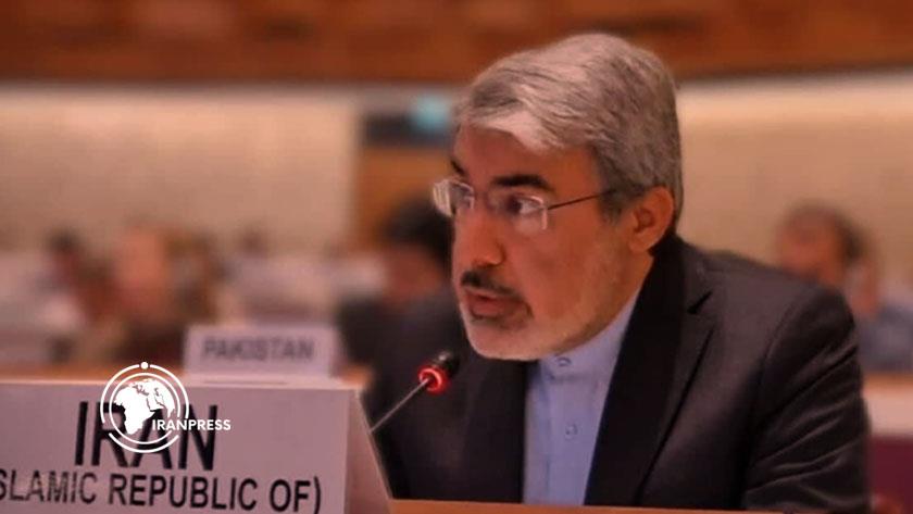 ایران برس: مندوب إيران في جنيف يطالب "أوتيف" بالتحرك ضد الاعتداءات الأمريكية على السكك الحديدية 