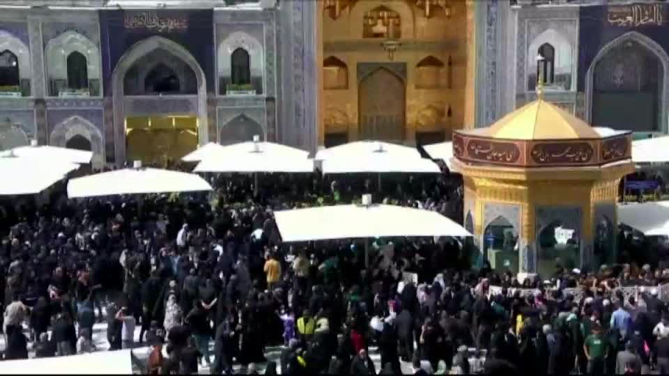 ایران برس: العتبة الرضوية المقدسة تستقبل زوار الإمام الثامن في ذكرى استشهاده
