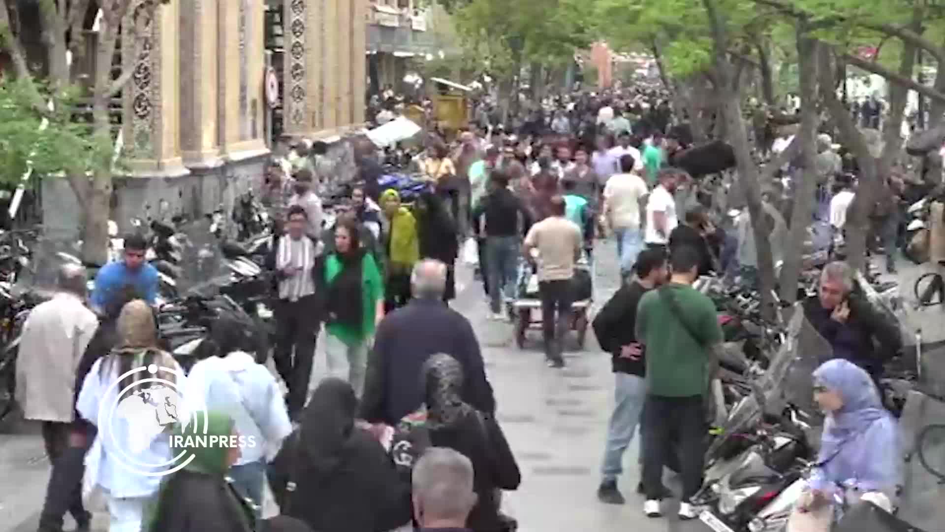 ایران برس: استمرار الحياة الطبيعية في طهران