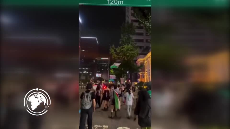 ایران برس: احتجاجات غاضبة في برلین وسيول تضامنا مع غزة + فيديو