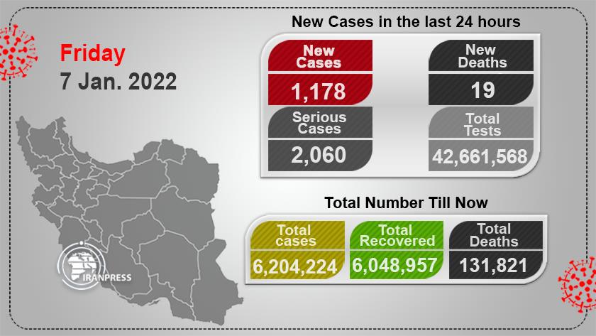 Iranpress: Iran sees drop in COVID-19 death cases after 22 months: 19 in 24hrs