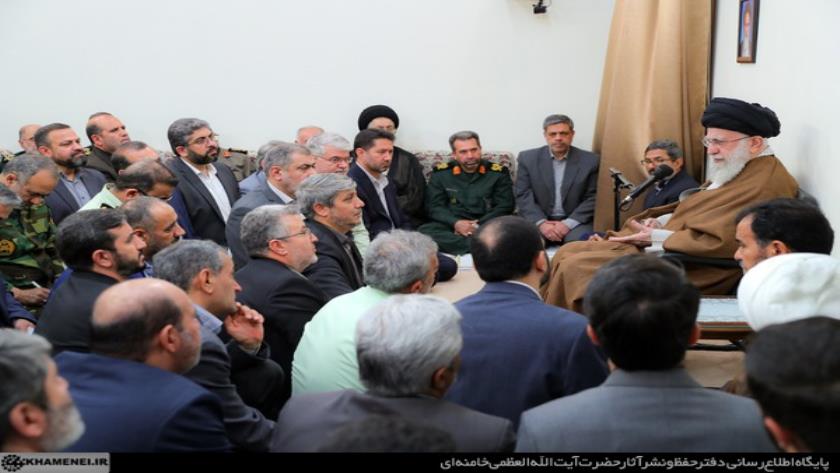 Iranpress: Leader :  World Pro-Palestine Moves Raised from Islamic Revolution Spirit