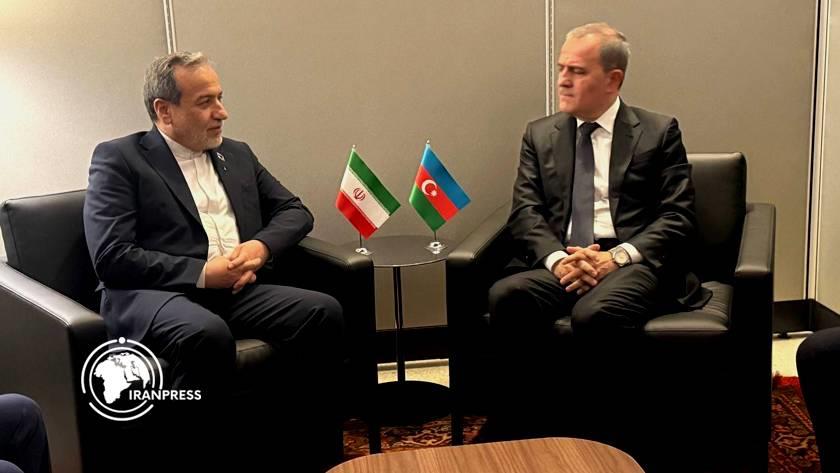 Iranpress: Araghchi Meets Azeri, Austrian, Dutch FMs on UNGA Sidelines